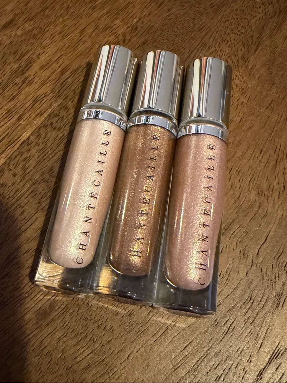 CHANTECAILLE NIB SET OF 3 Eye Lumière Éclat Liquid Eyeshadows Full Size
